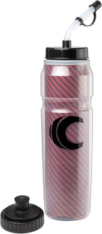 Cannon Sports 28oz Insulated Squeeze Water Bottle with Straw, Leak Proof Lids, 2 lids (Straw and Squeeze), Double Wall Insulation, Wide Mouth, BPA-Free (Red)