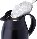 GiNT Stainless Steel Thermal Coffee Carafe, Double Walled Vacuum Water and Beverage Dispenser, 12 Hour Heat Retention, 65 OZ /1.9 Liter Black