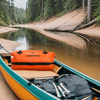 Haimont Large Waterproof Duffel Backpack Roll-Top Heavy Duty Dry Duffle Bag for Boating, Travel, Motorcycle, Kayaking, Camping, 60L