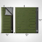 Night Cat Camping Sleeping Bag for Adults 3 Seasons Portable Lightweight Backpacking Hiking Traveling Indoor Outdoor Temperature 5-15℃ 2.6x6.3ft Switch to a Quilt or Blanket