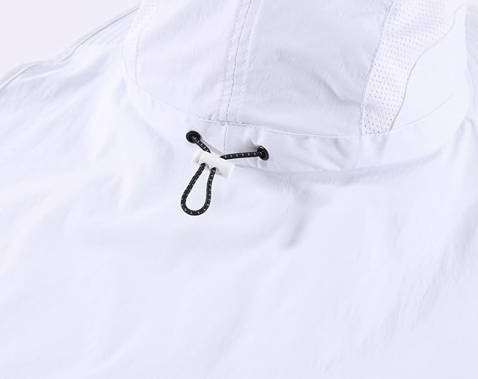 Home Prefer UPF 50+ Sun Hats for Men Women Wide Brim Fishing Hat with Neck Flap UV Protection Sunblock Safari Bucket Hat