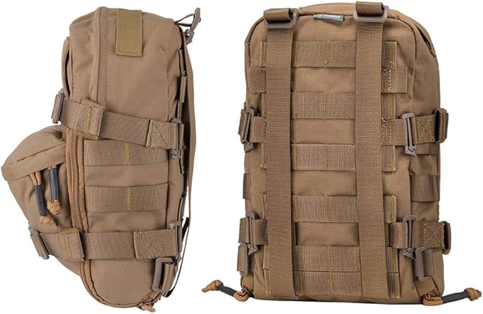IDOGEAR Mini Tactical MOLLE Hydration Pack Water Reservoir Bag Outdoor Water Bladder Carrier Pack for Tactical Vest Backpack