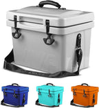 Viva 14QT On-The-Go Personal Portable Hard Cooler Ice Chest | Everyday, Beach, Sports, Camping, Picnics, Lunch Box, Groceries/Market