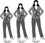 KL928 Canvas Sling Bag - Small Crossbody Backpack Shoulder Casual Daypack Rucksack for Men Women(Large Version)