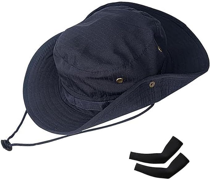 Sun Hats for Men Women Bucket Hat UPF 50+ Boonie Hat Foldable UV Protection Hiking Beach Fishing Summer Safari