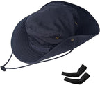 Sun Hats for Men Women Bucket Hat UPF 50+ Boonie Hat Foldable UV Protection Hiking Beach Fishing Summer Safari