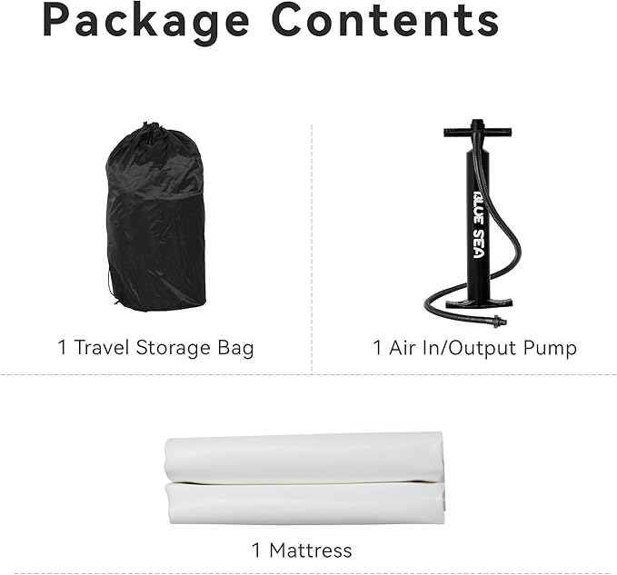 Customized for Tesla Model Y Air Mattress, Drop Stitch Portable Camping Mattress, Comfort Car Sleeping Mat with Manul Air Pump,Storage Bag, Tesla Model Y Accessories