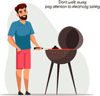 700W Electric Charcoal Starter Fire Lighter for BBQ Grill Smoker Fireplace, Firepit, Stove - Quickly Ignite Coals Briquettes Without Lighter Fluid or Matches - 3 Feet Power Cord