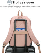 Swissdigital Design Big Student Laptop Backpack with Fun Personalized Patches For College Boy & Girl, Middle High School Teen Bookbag Cool Travel Daypack Mocha Brown - Includes 3 Patches | SD1718-35