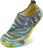 L-RUN Barefoot Water Shoes Women Mens Aqua Sock Athletic Hiking Water Sports Shoes for Swim Beach Pool Sand Diving Walking