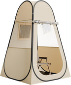 VEVOR Pop up Sports Tent, 8 Sizes Optional Clear Bubble Tent for 1-6 Person, Waterproof Outdoor Pod with Floor Mat & Top Cover, Garden Igloo Dome Tents Camping Shelter for Sports Watching