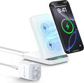 Fast Wireless Charging Station for Google Pixel 10/9a/9/9 Pro/9 Pro XL/Fold/8 Pro/8a/8/7 Pro, Android Phone Wireless Charger Stand Desk with QC3.0 Adapter for Samsung Galaxy S25/S24 Ultra iPhone 17 16