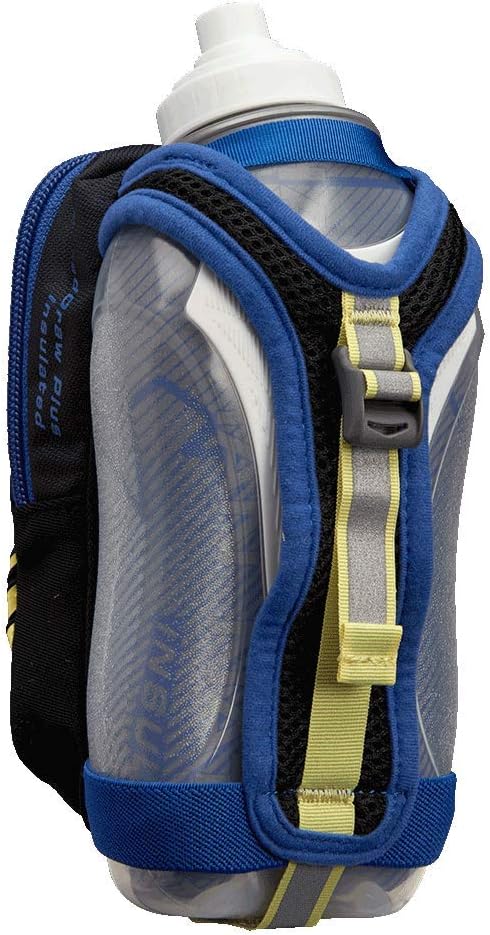 Nathan Water Bottle Handheld, Grip-Free Running Water Bottle Handheld, SpeedDraw Plus Insulated Flask, Handheld Running Water Bottle for Runners, Hiking, etc. Sports Water Bottles
