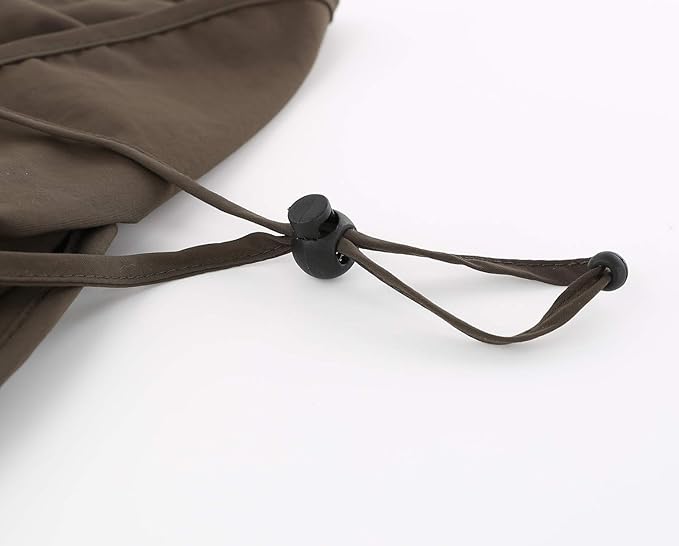 Home Prefer Outdoor UPF50+ Mesh Sun Hat Wide Brim Fishing Hat with Neck Flap Sun Hat for Men Women