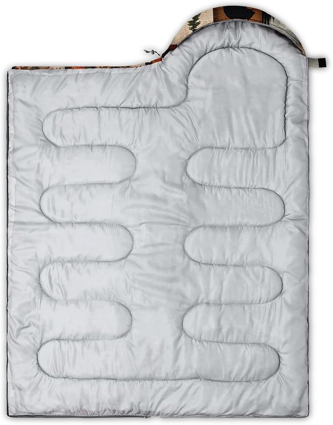 QOOMO Animals Camping Sleeping Bags,3 Season Warm & Cool Weather,Lightweight,Waterproof Sleeping Bags for Adults & Kids,Traveling,and Outdoors,Camping Gear Equipment