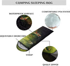 Sleeping Bags for Adults Youth Kids,3D Printing Camping Sleeping Bag for Girls Boys Lightweight Waterproof Cold/Warm Weather Sleeping Bag for 3 Seasons