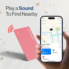 SPOTMINDERS Apple MFi Certified Wallet Tracker for Valentines Day Gifts for Women (iOS Only) Works with Apple Find My IP68 Rechargeable Tracking Card 0.07in Slim iPhone Item Finder for Luggage, Purse