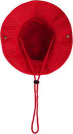 Wide Brim Hiking Fishing Safari Boonie Bucket Hats 100% Cotton UV Sun Protection for Men Women Outdoor Activities