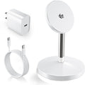 Magnetic Wireless Charger iPhone Stand,Qi2.2-Certified 25W Mag-Safe Charger Fast Charging Stand 35W USB C Adapter 6FT Cable Wireless Fast Charge Station for iPhone 17 Pro Max/17/16/15/14/13/12,AirPods
