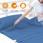 Sleeping Bag Liners Lightweight Travel Camping Sheet Sleep Bag Liner Adults Lightweight Warm Weather Hotel Compact Portable Sleeping Sack Indoor Outdoor Hostels Traveling Backpacking Hiking Blankets
