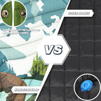 Outdoor Camping Blanket with Sherpa Lining, Extra Warm Thick Camp Blankets and Puffy Ultralight Soft Poncho DWR Camping Quilt for Cold Weather, Adventure, Sleeping, Backpacking 78"x 56"