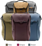 Peak Design Everyday Backpack V3 20L, Eclipse, MagLatch Top, Dual Side Access, FlexFold Dividers, Fits 15" Laptop, For Camera Carry, Daily Commutes or Travel, Versatile Backpack for Men and Women
