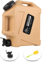 3.2 Gallon/5 Gallon Water Containers with Spigot, BPA Free Water Jug, Military Green Water Tank, Multifunction Water Storage Containers for Camping Outdoor Hiking,Emergency Stroage