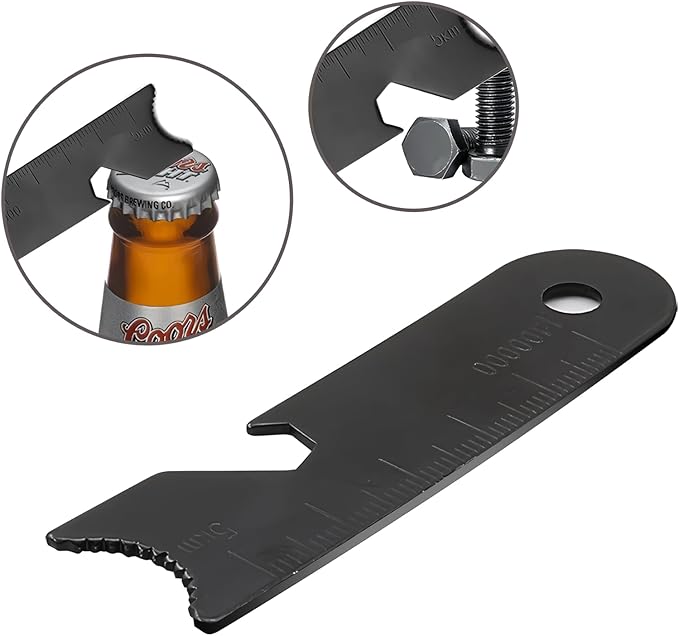 Miyake 4 Pack 5/16 Ferro Rod Fire Starter with Multi Tool Striker Flint and Steel Survival for Camping, Hiking, Emergency and Addition to Your Emergency Survival Kit