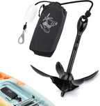 Alpinista Kayak Anchor, 3.5 lb Paddle Board Anchor Kit with 40 ft Marine Rope for Kayak, Canoes, SUP, Fishing, and Paddleboard Accessories
