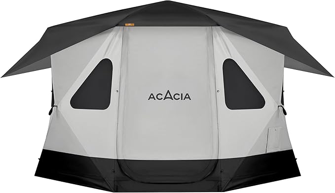Space Acacia Lite Camping Tent | 2/3/4/8 Person Pop Up Tents for Camping | Lightweight & Durable Beach Tent | Level 7 Wind Resistance, UPF 50+ | Quick Setup for Camping & Backyard