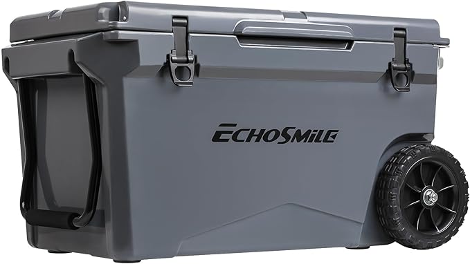 EchoSmile 25/30/35/40/60/75 Quart Rotomolded Cooler, Built to Stand up to The Rigors of The Journey