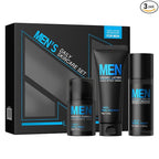 LAIKOU Men's Skin Care Set, Gifts for Men, Skincare Gift Set, Men Skincare with Facial Cream, Facial Cleanser, Facial Toner Father's Day Christmas Birthday Valentines for Him Dad Son Husband Boyfriend