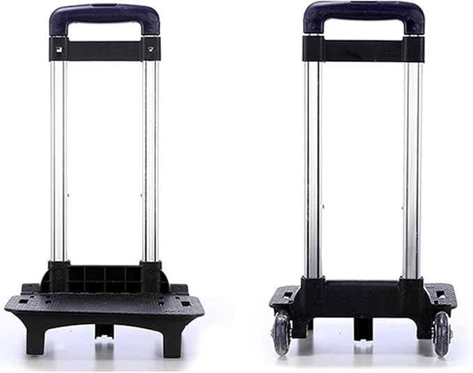 2 Backpack Trolley Aluminium Alloy Foldable Trolley Cart ' s Luggage Travel Hand Cart for Backpack Folda