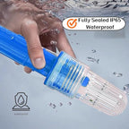 2PCS 2025 Upgraded Marine Flares Coast Guard Approved Ocean, Waterproof Marine Flares Coast Guard Approved, LED Marine Emergency Signals Fishing Boat Safety Kit, Life Raft (Blue)