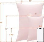 NTBAY Toddler Pillows, Down Alternative 13"x18" Pillows, Machine Washable - Soft and Breathable Travel Small Pillows for Sleeping, Ideal for Daycare, Crib, Cot, Pink