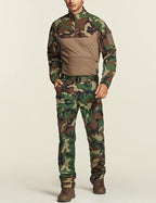 CQR Men's Flex Ripstop Tactical Pants, Water Resistant Stretch Cargo Pants, Lightweight EDC Hiking Work Pants