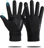 Winter Gloves Men Women - Thermal Windproof Running Touchscreen Gloves, Unisex Warm Anti-Slip Lined Cold Weather Glove