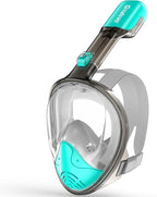 Greatever Full Face Snorkel Mask, Snorkeling Gear for Adults with Latest Dry Top Breathing System and Detachable Camera Mount, Foldable Snorkel Mask Adult, Snorkels Anti-Fog & Anti-Leak