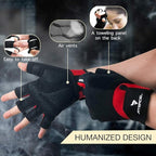 ATERCEL Workout Gloves for Men and Women, Exercise Gloves for Weight Lifting, Cycling, Gym, Training, Breathable and Snug fit