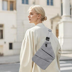 Anti Theft Crossbody Travel Bags for Women Men Cross Body Slim Sling Handbags with S Hook Antitheft