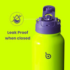 BOTTLE BOTTLE 40 oz sports water bottle stainless steel insulated water bottle with straw and pills holder