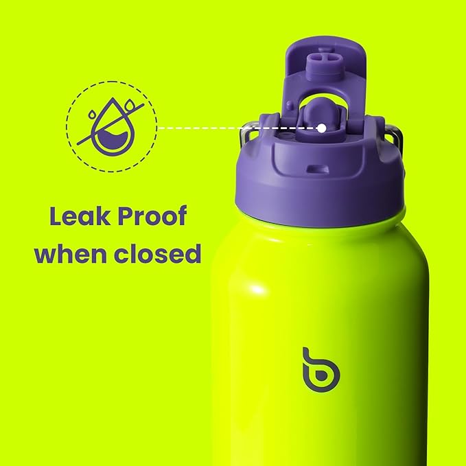 BOTTLE BOTTLE 40 oz sports water bottle stainless steel insulated water bottle with straw and pills holder