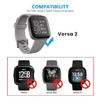 YCWZZH Fast Wall Charger for Fitbit Versa 2, USB Charging Cable Cord, Not for Versa 2 Lite, Black, 5V, 100-240V, 50-60Hz, Travel, Fast Charging