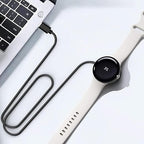 Kissmart Charger for Google Pixel Watch 2 & 3, Replacement USB-A/C Charging Cable Cord for Smart Watch (3.3ft/1m) (White)