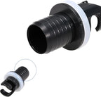 EVKILKJS 4 PCS Inflatable Kayak Boat Air Foot Pump H-R Adapter, Paddle Board Air Pump Hose Adapter HR Valve Adapter for Inflatables Kayak Air Valve Adapter