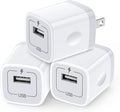 USB Plug Wall Adapter for iPhone,1A/5V Single Port Phone Wall Charger Block Charging Cube Box Brick 3 Pack for iPhone 17e/15 Pro Max/14/13/12/11,Samsung Galaxy S24/S23/S22/S21/S20/S26,Google Pixel 10a