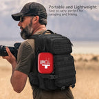 Portable Mini First Aid Kit Compact Medical Kits with Compartments, Waterproof Small EVA Case for Car, Home, Outdoors, Sports, Camping, Hiking and Office