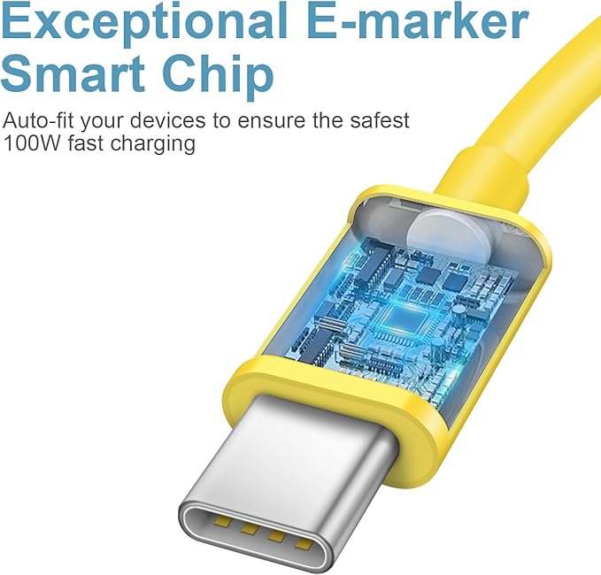 10FT iPhone 17 16 15 Charger Fast Charging USB C Charger Block Type C Chagrer Fast Charging 2-Pack for iPhone 17/17 Plus/17 Pro/17 Pro Max/iPhone 16/16 Plus/16 Pro/16 Pro Max/15/15 Pro Max(Yellow)
