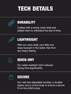 HyperLite Elite Infant/Toddler, Child & Youth Life Jackets – USCG Approved for Boating, Water Sports & Swimming