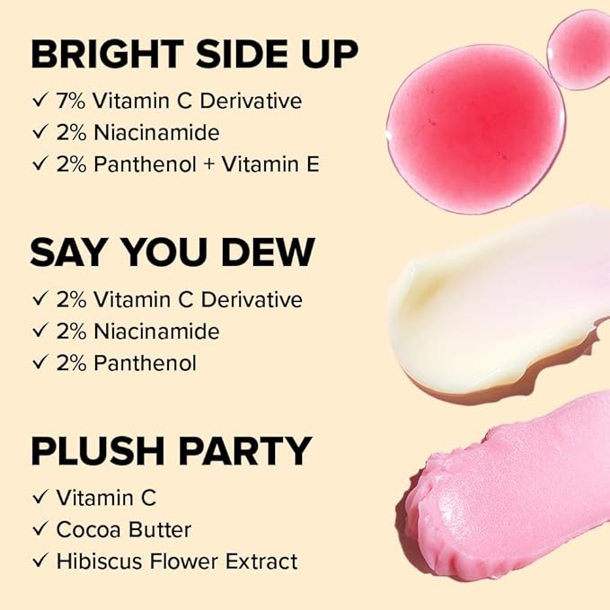I DEW CARE Skin Care Set - Vitamin To Glow Pack | Kbeauty Facial Kit, Hydrating, Brightening, Moisturizing Glow Set, Vegan, Travel Size, Beauty sets for Teen Girls, Gifts for Women, Stocking Stuffers